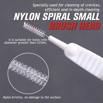 10-500PCS Shower Cleaning Brush Bathroom Micro Nylon Brush Nozzle Anti-blocking Cleaning Tools Bathroom Accessories Apsilon
