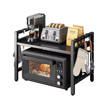 Keuken Serie - Uitbreidbare Microwave Organizer - Vochtdicht en Roestvrij - Efficiënte Opslag - Voor Thuisgebruikers - Model EX64 Apsilon