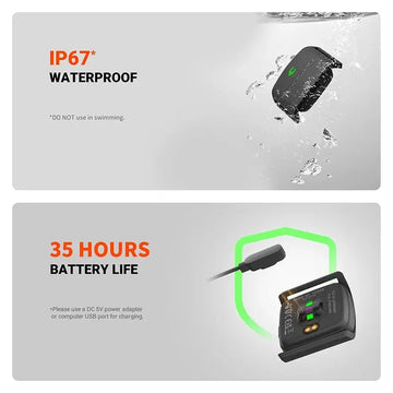 COOSPO - Armband Hartslagmeter - Nauwkeurige Meting - Hartslag Zones - Sport - Voor Fitness Gebruikers - HW9 Apsilon