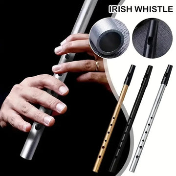 Miwayer - Ierse Fluit - C/D Toets - 6 Gaten - Tin Whistle - Voor Muziekliefhebbers - Model C/D Apsilon