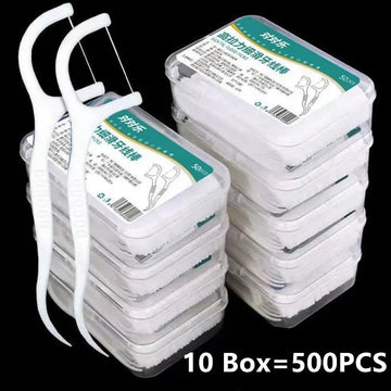 Portabele Tandfloss Serie - Eenmalig Gebruik Sticks - Hoge Spanning - Zacht Floss - Mondhygiëne - Voor Reizigers - Standaard Model Apsilon