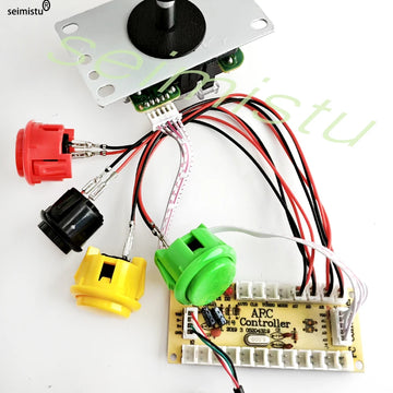 ARCADE Joystick Copy SANWA Game Machine Arcade Console DIY Kit Push Buttons For PC Raspberry Pi Zero Delay USB Board Controller Apsilon