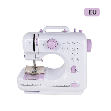 Notionsland - Mini Elektrische Naaimachine - 12 Steken - Voetpedaal - Night Light - Speed Control - Voor Beginners - DS2947 Apsilon