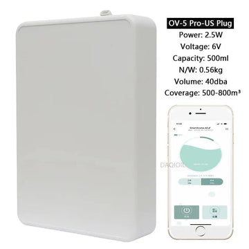 OV Serie - Geurdiffuser - 500 ml Capaciteit - Waterloze - Luchtverfrisser - Voor Thuisgebruik - OV-5 Pro Apsilon
