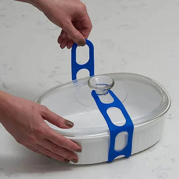 54cm Reusable Lid Strap Silicone Elastic Band Universal Pot Lid Holder for Lunch Box Strap Elastic Band Outdoor Tableware Tool Apsilon
