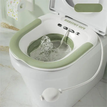Folding Toilet Sitz Bath Pregnant Women Special Wash Basin Bath Tub Soaking For Pregnant Women Hemorrhoid Patient Care Basin Apsilon