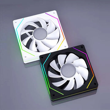 UPSIREN UF-1 PRISM 4 PRO 5PCS Computer Chassis Fan 12cm ARGB 4Pin PWM Quiet Cooling Fan 12V Large Air Volume 45.2CFM/600-1500RPM Apsilon