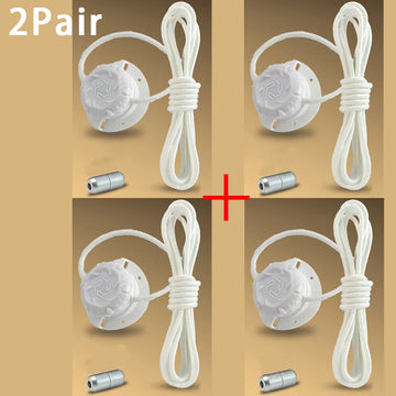 Fashion Swivel Buckle Laces Automatic Shoelace Without ties Kids Adult Sneakers No Tie Shoe laces Shoe accessories 1Pair/2Pair Apsilon