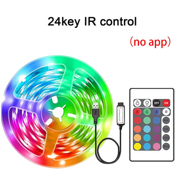 RGB Serie LED Strip met App Bediening en Flexibel Lint Verlichting voor Kamer Decoratie Model RGB5050 Apsilon