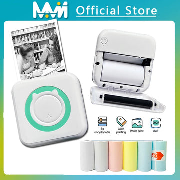 Draagbare - Thermische Printer - Draadloos BT - 203dpi - Afdrukken - Voor Dagelijks Gebruik - Model 203dpi Apsilon