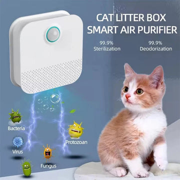 Slim - Geurzuiveraar - Automatisch Sensor - Stille Werking - Ontgeurder - Voor Katten en Honden - Model 4000mAh Apsilon