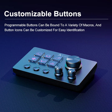 Ajazz AKP03E Mini Toetsenbord Programmeerbaar Multifunctioneel Macro Voor PC Gebruikers Apsilon