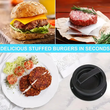 Burger Press Mold & Patty Press Maker -3 in 1 stuffed hamburger patty maker Perfect for Beef,Chicken Patties-Kitchen Press Tool Apsilon