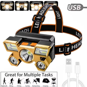 Nitecore - Hoofdlamp - Krachtige LED - Oplaadbaar - Outdoor Lamp - Voor Buitensporters en Vissers Apsilon