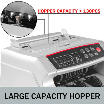 SucceBuy - Geldteller - 1000/Min - Valse Detectie UV MG - Euros - Voor Bedrijven - Model Grijs Apsilon