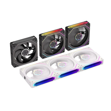 TEUCER DL-2 ARGB PC Fan 3-in-1 Case Fan Compatible with 240 360 Water Cooling Radiator Wireless Cooling Fan Kit Apsilon