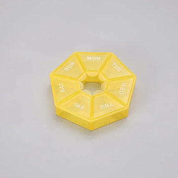 Mini Small Portable Travel Vitamin Pill Box Pills Cases Container Organizer Storage Tablets 7 Days Grids Medicine Fish Oils Apsilon
