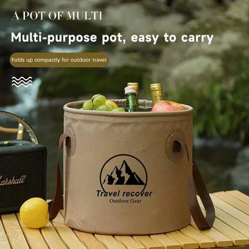 Opvouwbare Emmer - Waterproof Opvouwbaar - Draagbaar voor Kamperen - Reisaccessoire - Voor Outdoor Enthousiasten - Model 5L/10L/20L Apsilon