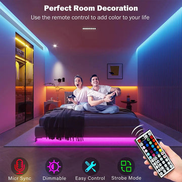 RGB Serie LED Strip met App Bediening en Flexibel Lint Verlichting voor Kamer Decoratie Model RGB5050 Apsilon
