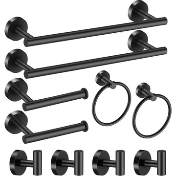 Badkamer Serie - Accessoires Set - RVS Materiaal - Wandmontage - Badkamer Set - Voor Thuisgebruik - Model A1 Apsilon