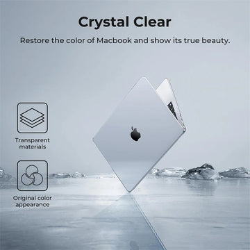 Crystal Clear Laptop Case for Macbook Air 13.6 M4 15 M3 Hard Cover for Mac Book Pro 13 M1 M2 14 M4 16 2025 Sleeve Accessories Apsilon