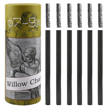 Willow - Houtskoolstokken - Natuurlijk - Voor Beginners - Tekenen - Voor Kunstenaars en Studenten - 25 Stuks Apsilon