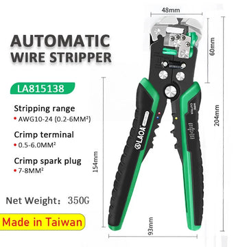 Automatic Wire Stripper with Built-in Springs New Type Electrician Cable Cutting Tool Crimping Apsilon