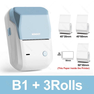 NIIMBOT - Thermische Labelprinter - Draagbaar - Bluetooth - Waterdicht - Voor Kantoor en Thuis - B1 Apsilon