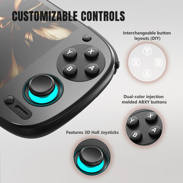 Retroid Pocket - Handheld-spelconsole - 5.5'' AMOLED-scherm - Android 13 - Videospellen - Voor gamers - Retroid Pocket 5 Apsilon