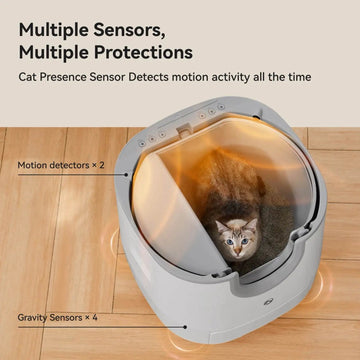 Furoomate - Automatische Kattenbak - Zelfreinigend - Grote Capaciteit - Slimme - Voor Katten - Model 11L Apsilon
