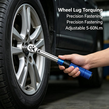HTMCK High Precision Torque Wrench 3/8" Square Drive Professional Torque Key Bicycle Automotive Maintenance Tools Apsilon