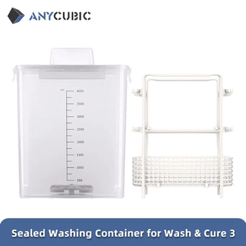 ANYCUBIC Wash Cure 3 Accesorrories Sealed Washing Container LCD 3D Printer Part Apsilon