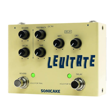 Sonicake Levitate - Effectpedaal - Digitale Delay - Reverb Effecten - Gitaar Effects - Voor Gitaristen - Model QDS-02 Apsilon