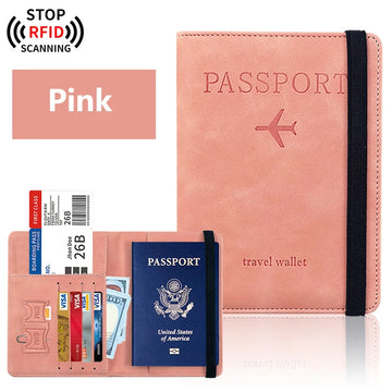 Passport Holder for Travel Essentials Passport Wallet Cover Case for Travel Accessories,Passport Book Holders for Women/Men Apsilon