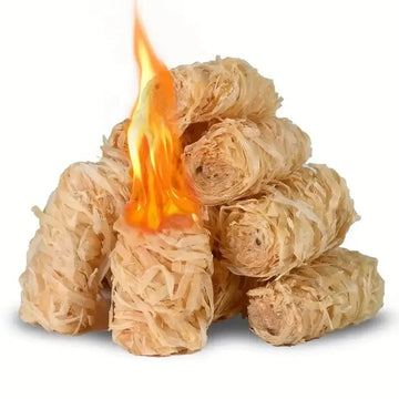 Natuurlijk Vuurstarter - Houtstokken - 100% Natuurlijk - Lange Brandtijd - Hout - Voor Buitenliefhebbers - 30/100 Stuks Apsilon