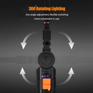 COB LED Serie - Draagbare Zaklamp - USB Opladbaar - Magnetisch - Werklamp - Voor Kampeerders - Standaard Model Apsilon