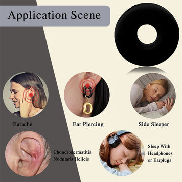 Ear Care Series - Oorkussen - Voor Zijslapers - Tegen Oorpijn En Ontsteking - Met Oorgat - Voor Zijslapers - Model EarGuard Apsilon