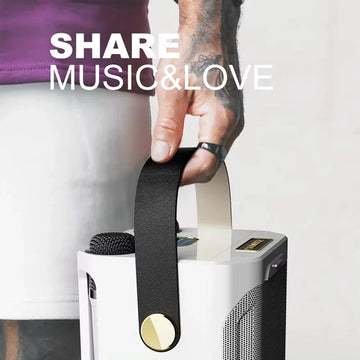 VIKEFON - Draagbare Bluetooth Speaker - 100W Krachtig - Dual Microfoon - Karaoke - Voor Muziekliefhebbers - S882 Apsilon
