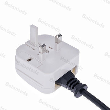 European EU To UK Travel Power Adapter With 5A Fuse UK British Electrical Plug Adapter Outlet AC Charger Power Cord Socket Apsilon