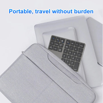 Dubbele Bluetooth Serie - Numeriek Toetsenblok - Draadloos Verbonden - Oplaadbare Batterij - Keypad - Voor Gebruikers - Model 35Keys Apsilon