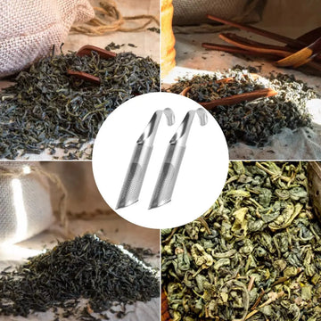 Portable Home Tea Accessories Filter Stainless Steel Tea Maker Piping Design Tea Spoon Brewer Long Handle Metal Creative Cup Apsilon