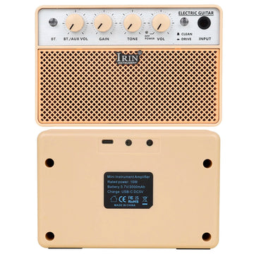 IRIN - Elektrische Gitaarversterker - 20W - Afstemmingsfunctie - Gitaar - Voor Gitaristen - GA-20W Apsilon