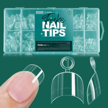 Nailpop - Zachte Gel Nageltips - 600 Stuks - Volledige Dekking - Meerdere Vormen - Nagelaccessoires - Voor Nagelenthousiastelingen - Model 600PCS Apsilon