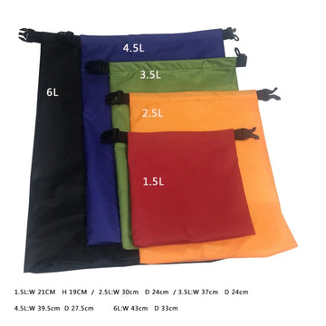 Aolikes waterdichte opbergzak 5 liter – per stuk of set van 5
