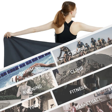 Microvezel Serie - Handdoek - Sneldrogend - Zacht en Licht - Multifunctioneel - Voor Sport en Reizen - Model Basic Apsilon