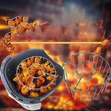 Stainless Steel Vertical Grill Rack Detachable String Grill Vertical Barbecue Skewer Bracket 12/24/49 Skewer Holder Apsilon
