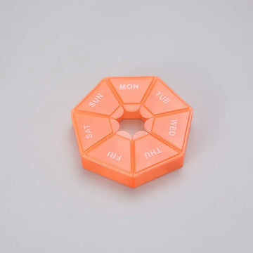 Mini Small Portable Travel Vitamin Pill Box Pills Cases Container Organizer Storage Tablets 7 Days Grids Medicine Fish Oils Apsilon