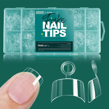 Nailpop - Zachte Gel Nageltips - 600 Stuks - Volledige Dekking - Meerdere Vormen - Nagelaccessoires - Voor Nagelenthousiastelingen - Model 600PCS Apsilon