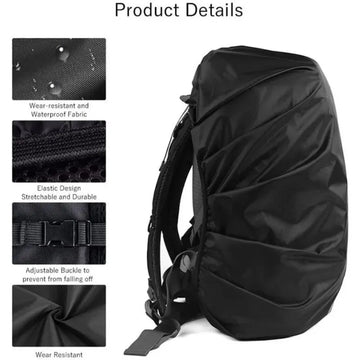 Reflecterende Waterdichte Regenhoes - Voor Rugzakken - Outdoor Sport Nachtfietsen - Veiligheid met Licht - Voor Fietsers en Hikers Apsilon