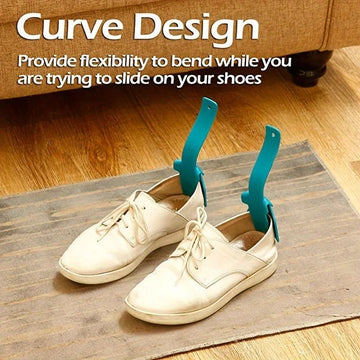 Lazy Shoes - Schoenlepel - Eenvoudig Schuiven - Past Alle Schoenen - Helper - Voor Ouderen - Model 2stuks Apsilon